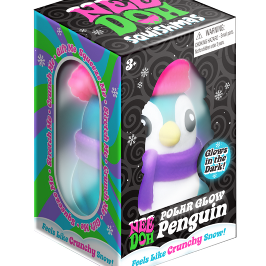 NeeDoh Polar Glow Penguin