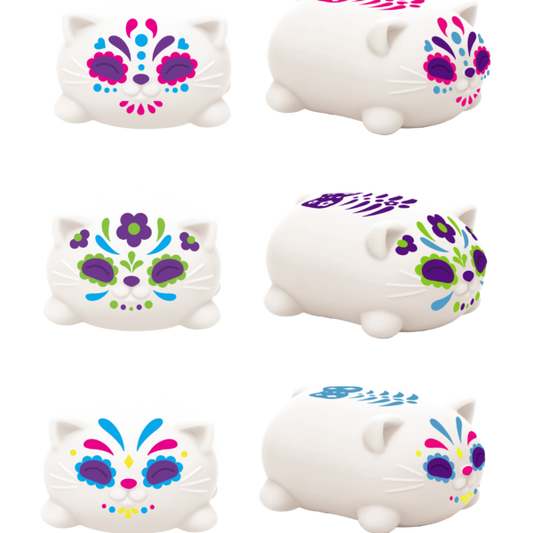 NeeDoh Sugar Skull Cats